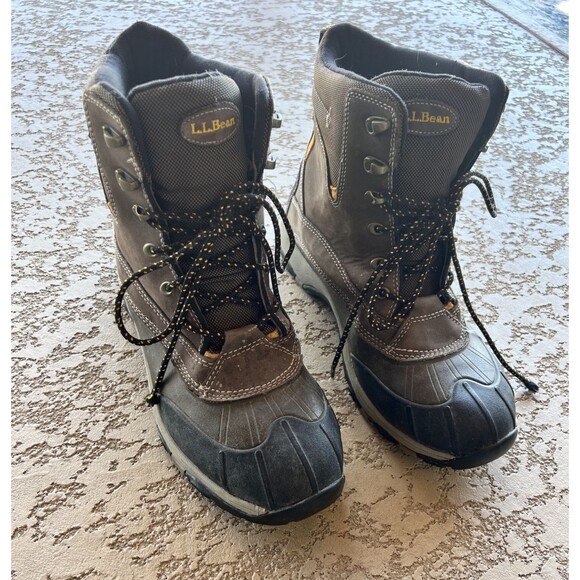 L.L. BEAN INSULATED WATERPROOF Dri-Lex 2 Zone Comfort Lining Boots Size 12 Med. main image 6
